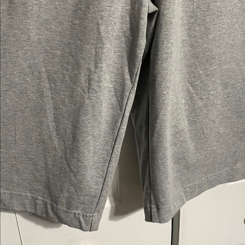 Karen Scott sport Capri NWT Heather gray skimmer cotton knit pants size LARGE - Picture 6 of 11
